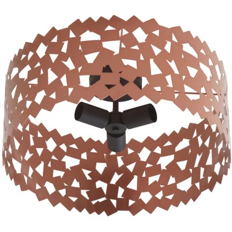 [GEBRAUCHT] Lucande Deckenleuchte Aeloria Kupfer Eisen ø 50 Cm E27 Deckenlampe Lampe Leuchte B-Ware