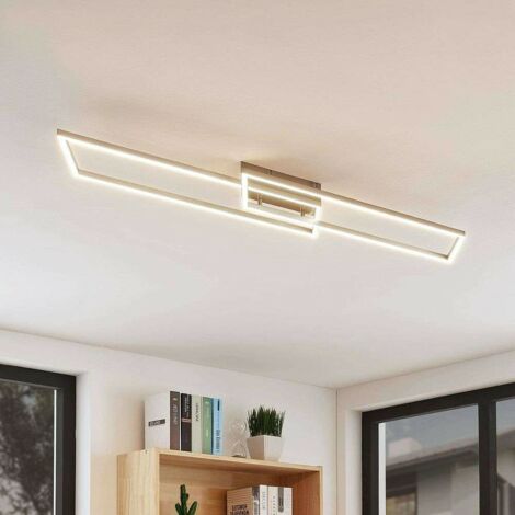 [GEBRAUCHT] Lucande Led Deckenlampe Quadra Deckenleuchte Lampe Leuchte Dimmbar 2 Flg Led 15 W B-Ware