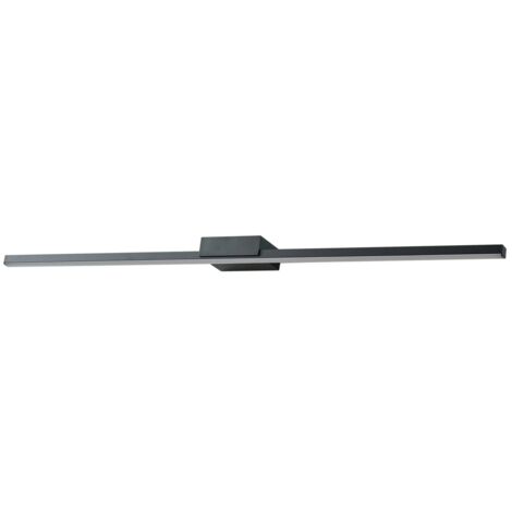 [GEBRAUCHT] Lucande Led Spiegellampe Kivana Wandleuchte Wandlampe Schwarz Metall 90cm I979 B-Ware