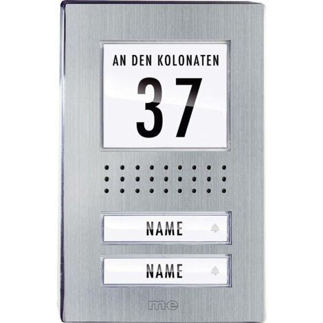[GEBRAUCHT] M E Außenstation Vistadoor Türsprechanlage Kabelgebunden 2 Familienhaus Aufpu493 B-Ware