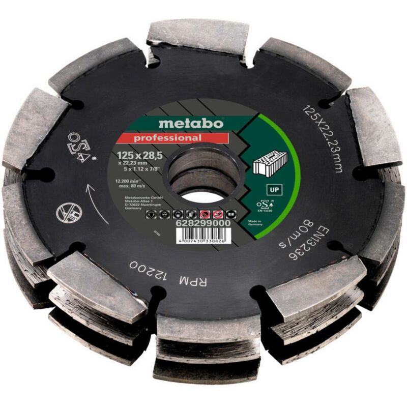 Image of Neuwertig] Metabo Scheibenfräser Fräser Diamantfrässcheibe 3 Sägeblatt Hartmetall Universal B-Ware