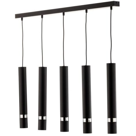 [GEBRAUCHT] Milagro Hängeleuchte Joker Pendelleuchte Deckenlampe Schwarz Silber Fünfflam627 B-Ware