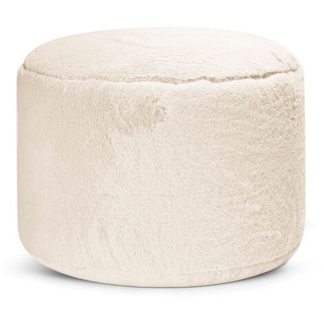 [GEBRAUCHT] Mokebo Pouf Xl Aus Kunstfell 'Der Flauschige' Flauschiger Fußhocker Sitzpolster B-Ware
