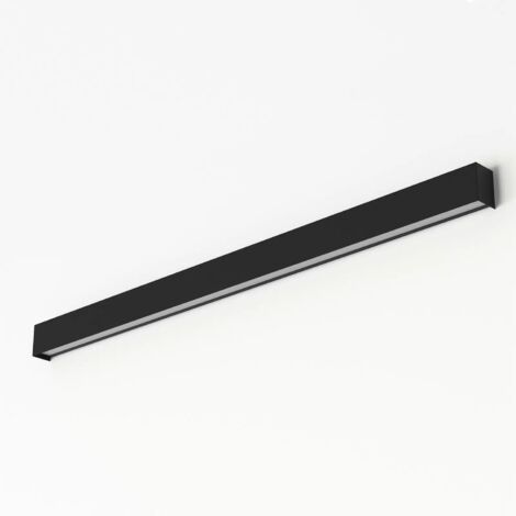 [GEBRAUCHT] Nowodvorski Lighting Wandleuchte Straight L 122 Cm Schwarz Wandlampe Lampe S879 B-Ware