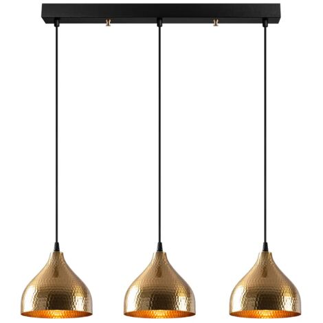 [GEBRAUCHT] Opviq Hängeleuchte Tattoo 6212 Hängelampe Deckenlampe E27 3 Flammig Linear G423 B-Ware