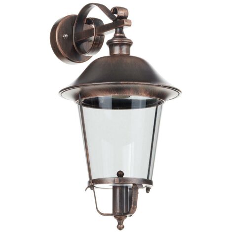 [GEBRAUCHT] Orion Außenwandleuchte Mariella Wandleuchte Wandleuchte Lampe E27 Schwarz Kupfer B-Ware