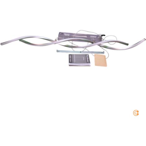 [GEBRAUCHT] Paul Neuhaus POLINA 9142-55  LED-Pendelleuchte 20W Warm-Weiß Edelstahl gebürstet