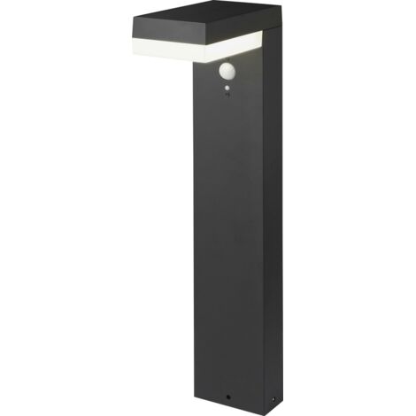 [GEBRAUCHT] Sygonix Solar Außenstandleuchte Sockelleuchte Außenlampe 6 W Neutralweiß Schwarz B-Ware