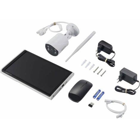 [GEBRAUCHT] Sygonix Sy 5046554 Funk überwachungskamera Set Videoüberwachung Kamera Monitor   B-Ware