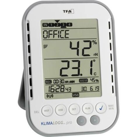 [GEBRAUCHT] Tfa Dostmann Klimalogg Pro Klimalogger Datenlogger Hygrometer Digital Usb Pc B-Ware