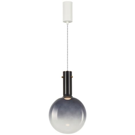 [GEBRAUCHT] Toronto Hängeleuchte Deckenlampe Glaskugel Grau Transparent ø 25 Cm B-Ware