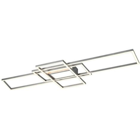 [GEBRAUCHT] Trio Cct Led Deckenlampe Irvine Deckenlampe Lampe Nickel 105 X 6,5 X 42 Cm B-Ware