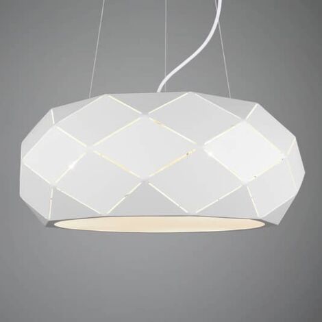 [GEBRAUCHT] Trio Lighting Hängeleuchte Zandor Pendelleuchte Deckenlampe Lampe Weiß Metall426 B-Ware