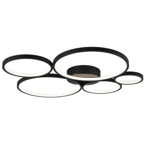 [GEBRAUCHT] Trio Lighting Led Deckenlampe Rondo Hängelampe Deckenlicht Lampe Led 49 W Schw782 B-Ware