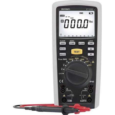[GEBRAUCHT] Voltcraft Et 200 Isolationsmessgerät Isolationstester Prüfgerät Testgerät 20 Gω B-Ware