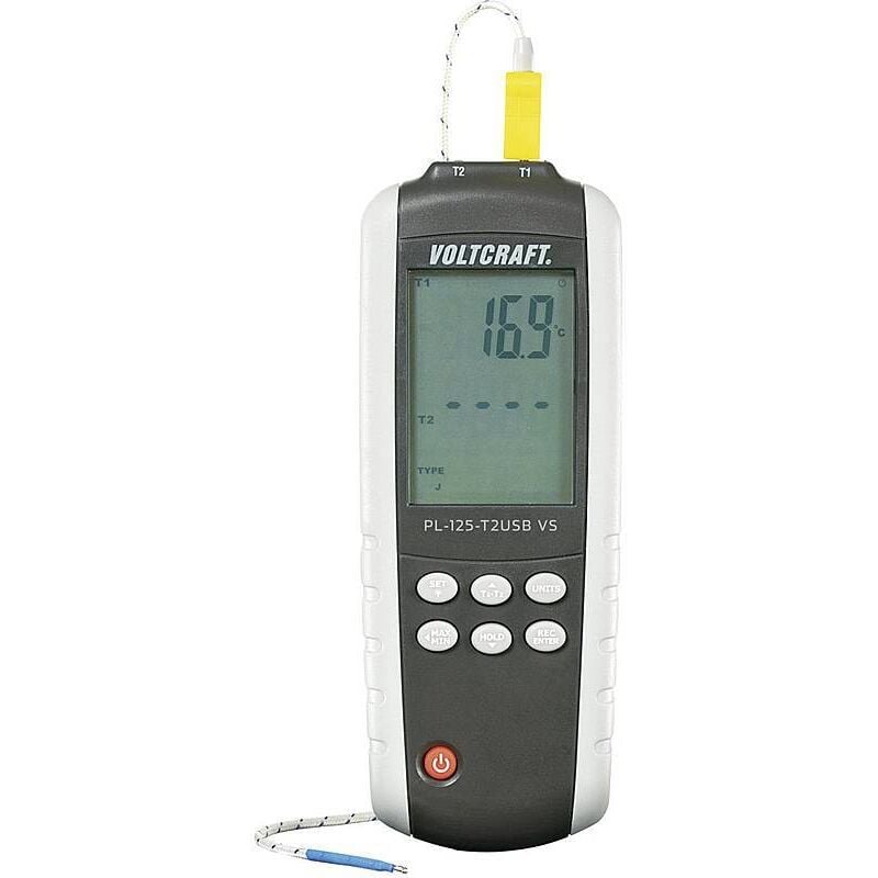 Image of Gebraucht] Voltcraft Pl 125 T2 Temperatur Messgerät 200 Bis +1372 °c Fühler Typ k Digital B-Ware