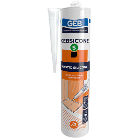 GEBSICONE S cartouche 310 ml noir