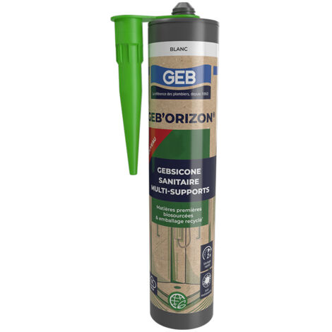 Gebsicone sanitaire multi-supports GEB'ORIZON, transparent, 310 ml - GEB