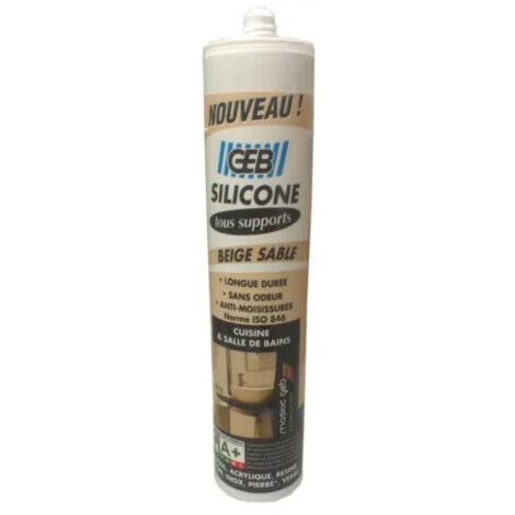 Gebsicone W2 cartouche 280 ml, beige sable