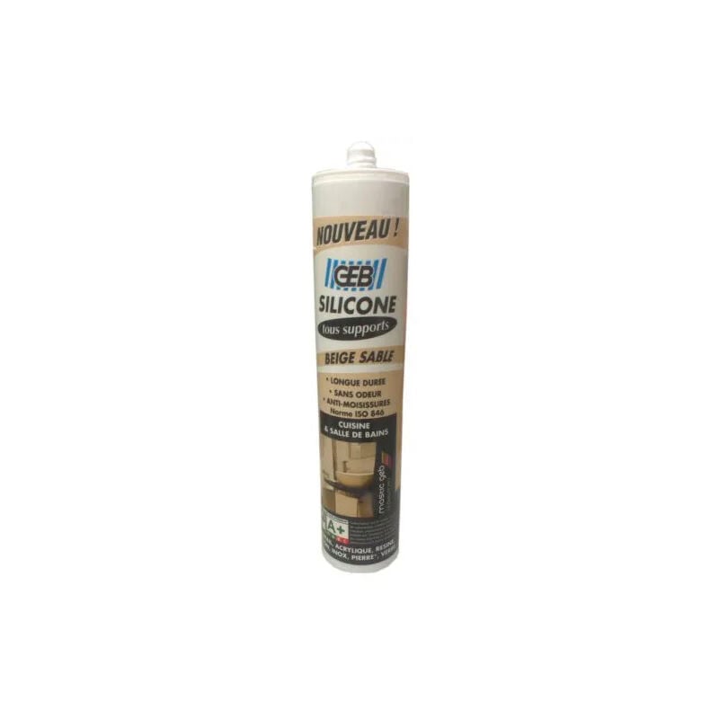 

Gebsicone W2: cartucho de 280 ml, beige arena