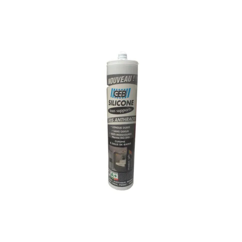 

sicone W2: cartucho de 280 ml, gris antracita - GEB