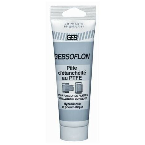 Gebsoflon, pasta selladora de PTFE para roscas metálicas GEB