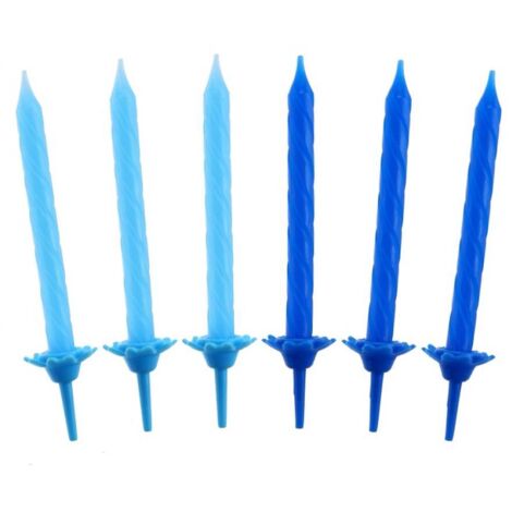 Geburtstagskerzen 24 Stk. BLAU  PF-SUKN2
