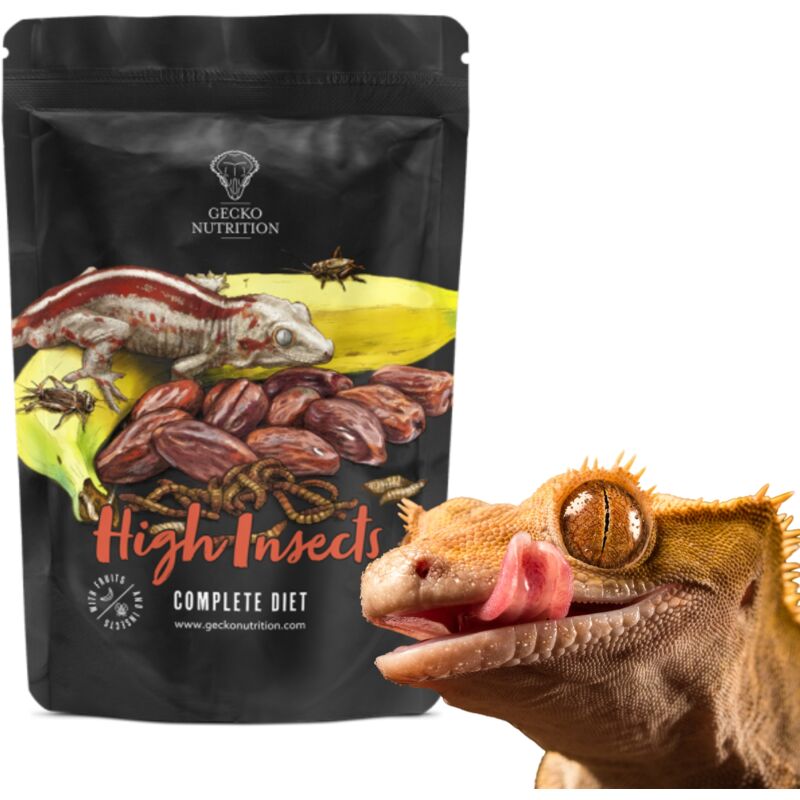 Gecko Nutrition Banana Insects - nourriture : gecko à crête, felsum 50g