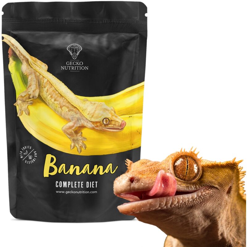 Gecko Nutrition Banane - nourriture pour geckos : Gecko à crête, felsuma 50g