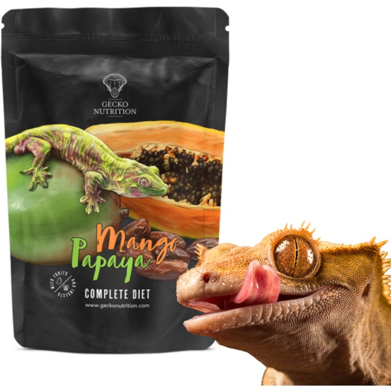 Gecko Nutrition Mangue Papaye - nourriture : gecko à crête, felsum 50g