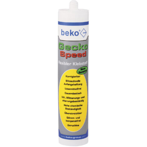 Gecko Speed 310ml Flexibler Klebstoff weiß beko 247 290 1