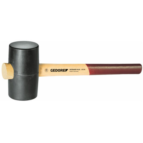 Gedore 227 E-1 Gummihammer mit Eschenstiel, d 55 mm