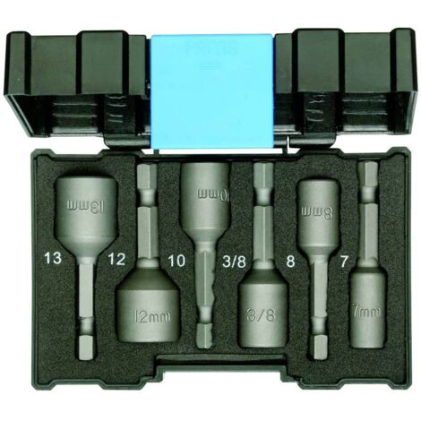 GEDORE 2993244 - Bit-Box Support de machine à clé à douille 6 pièces , 666-006