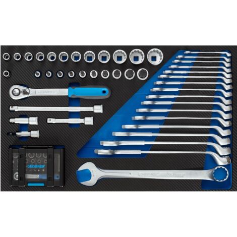 GEDORE 3411451 - Assortiment d'outils dans modules CT, 173 pieces , TS-173