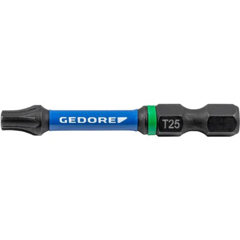 Gedore 666 TR50 T15-02 Torsions-Bit-Satz TX T15,  Länge 50 mm
