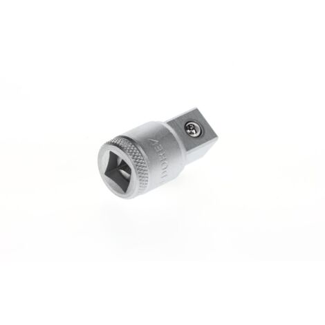 GEDORE Bussola di Maggiorazione, Chiave a Bussola Inserto Quadrato da 10 mm (3/8 pollici) a 12.5 mm (1/2 pollici), Adattatore, Chiave a Bussola Professionale, 3019, Acciaio Cromato