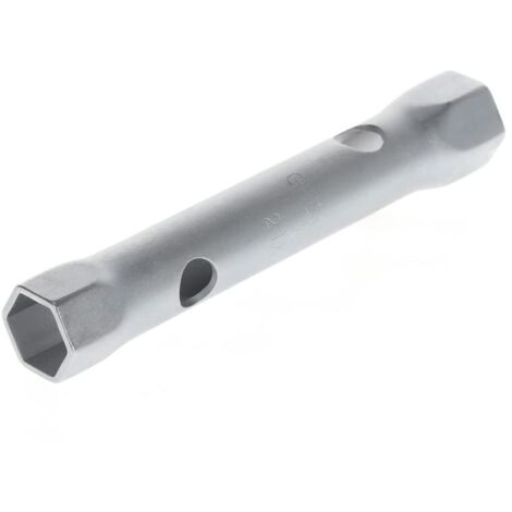 GEDORE Chiave a Tubo Doppia, 21 e 23 mm, Chiave a Tubo Esagonale, Lunga 165 mm, Chiave a Pipa Doppia per Dadi, Chiave a Bussola Meccanico, 26 R 21 x 23, Acciaio Cromato