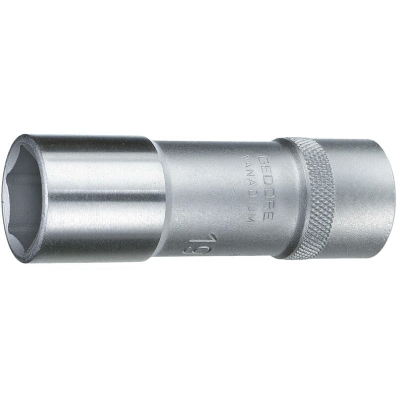 Gedore - 19 l 18 Douille d'outil 1/2', longue, 6 côtés, 18 mm