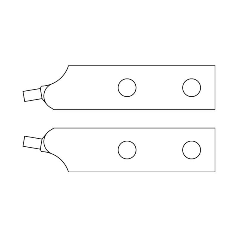 Image of Gedore E-8000 J 6 Ersatzspitzen-Paar gerade Ø 4,5 mm