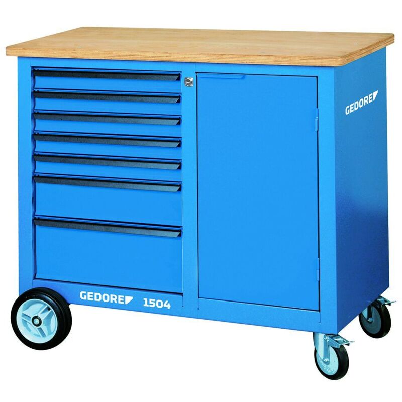 GEDORE 6622830 - Etabli mobile avec 7 tiroirs , 1504 0511