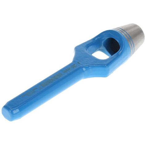 GEDORE Fustella a Cavallotto per Materiali Morbidi, Diametro 20 mm, Gomma, Pelle, Guarnizioni Tessuto, Tonda, Lunga 160 mm, Punzone, 570020