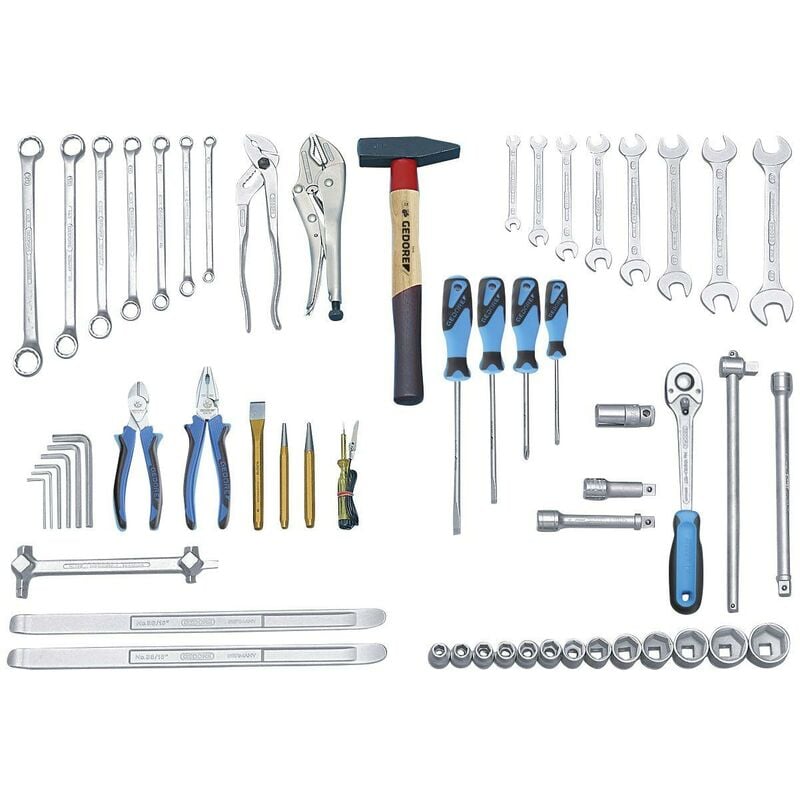 Werkzeugsortiment 57-tlg. mm - Gedore