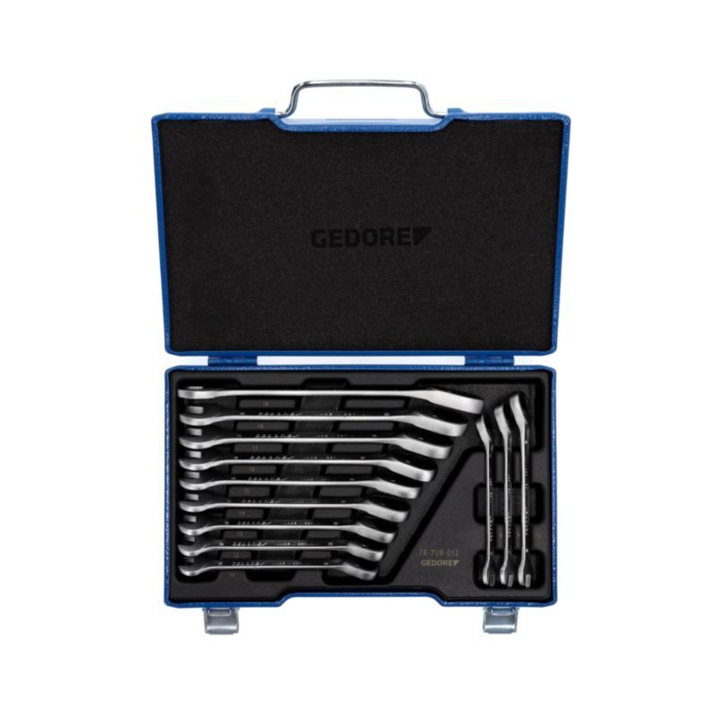 Gedore - Jeu de clés mixtes à cliquet 7 UR-012 12 pcs. ouverture de clés 8-19 mm ( 4000821990 )