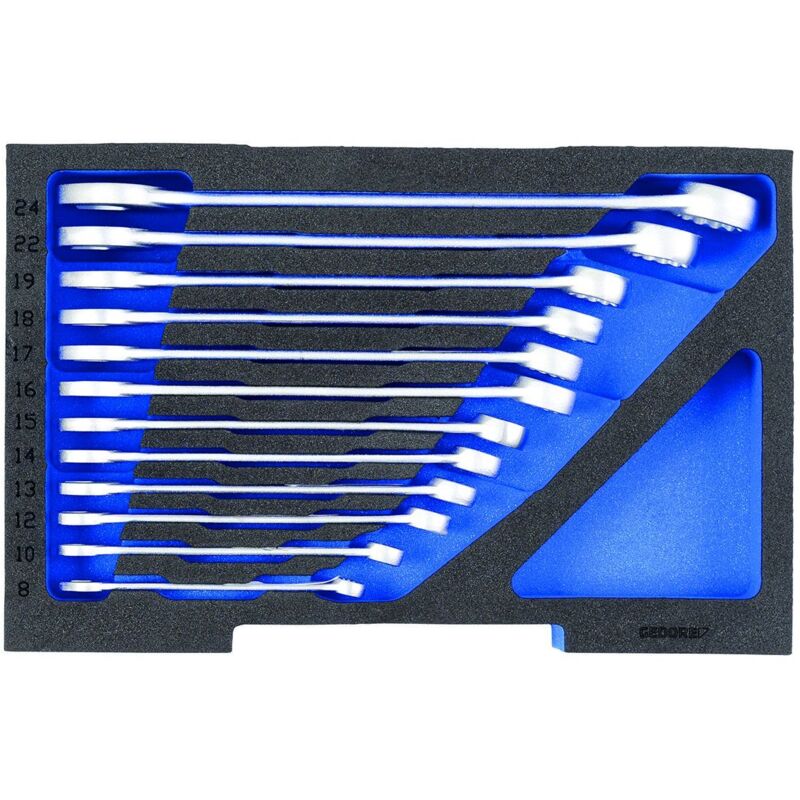 2835908 - Jeu de clés mixtes, en module 1/2 l-boxx 136 , 1100 CT1-7 - Gedore