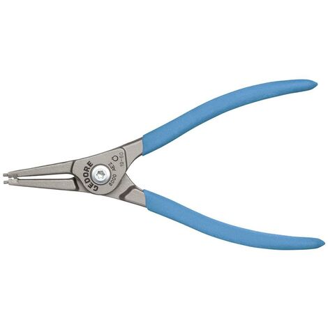 KNIPEX 48 11 J4 Pinza di precisione per anelli di sicurezza per anelli di sicurezza interni a fori bonderizzata grigia rivestiti in resina sintetica antiscivolo 320 mm