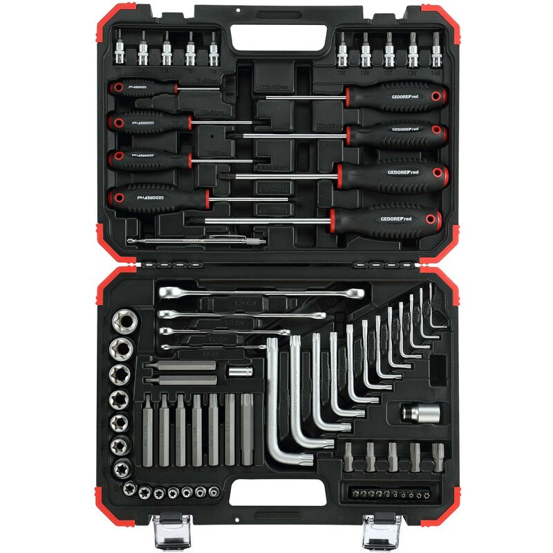 Image of Gedore - R68003075 Set di utensili per viti tx in valigia 75 pezzi