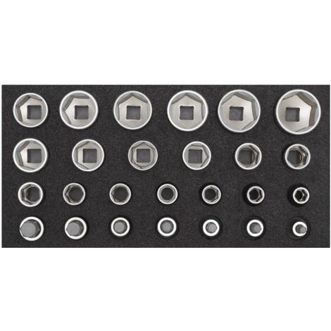 GEDORE RED 3301708 - Jeu de clés à douille 1/2 2/6 CT module 26 pcs , R22150009