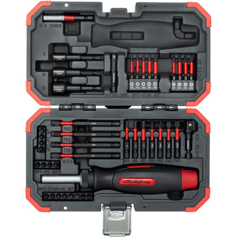 Gedore - red 3304902 - Jeu d'embouts de torsion 43 pièces , R33003043