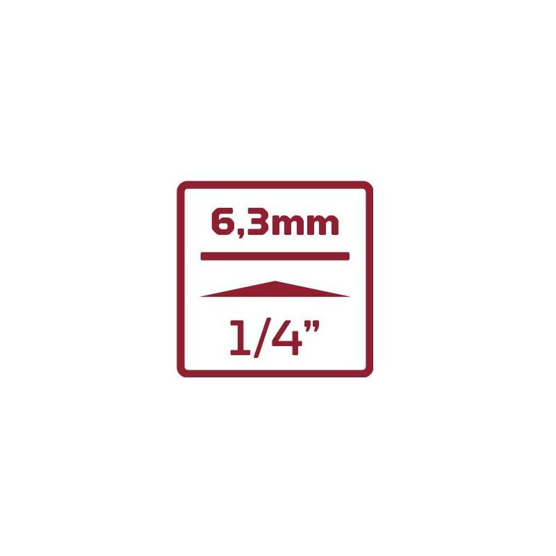 Image of R33005009 Bit-Box 1/4 PH+SL+6-kant+Bithalter 9-teilig