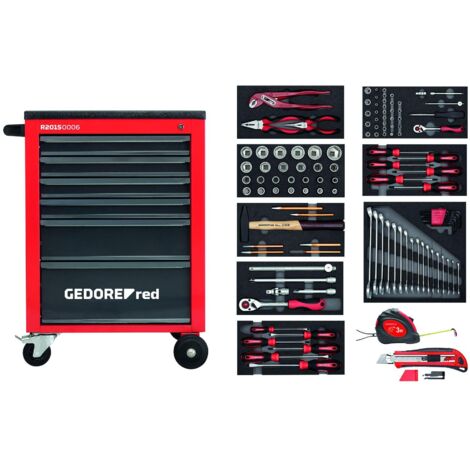 Gedore Red  Carrello da officina MECHANIC  con utensili  6